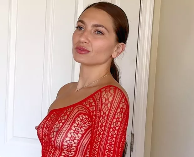 This fishnet is no match for my eraser nipples 