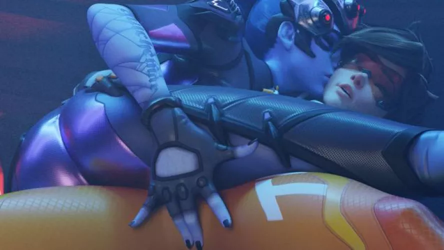 Widowmaker & Tracer (gifdoozer)