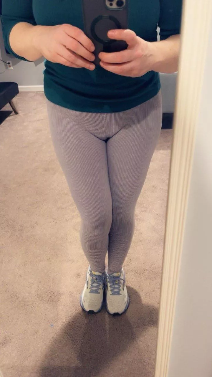 Eggplant and ribbed.  I think I’m going to have to wear them more 