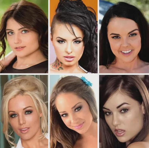 Face Battle (part 5): Adria Rae vs Christy Mack vs Dillion Harper vs Kayden Kross vs Remy Lacroix vs Sasha Grey