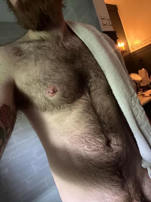 From this morning, maybe the next one should be in the shower.