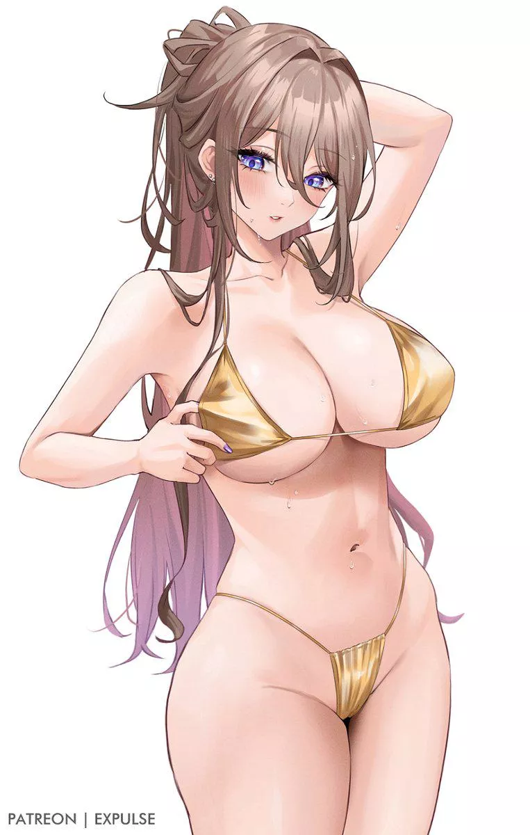 Gold bikini Nana [Artist's Original]