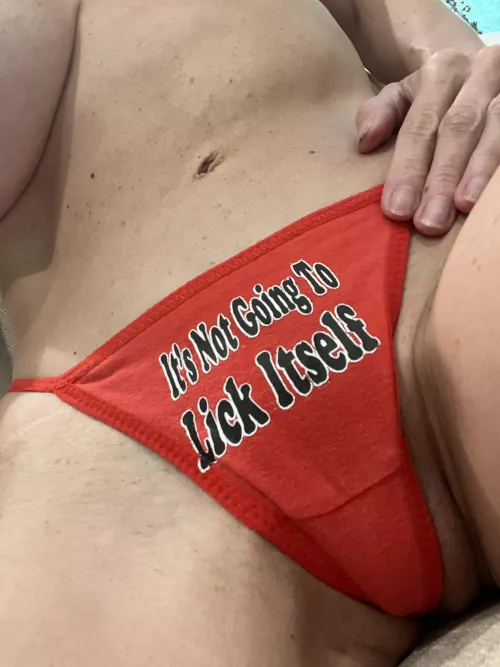 I agree with my panties