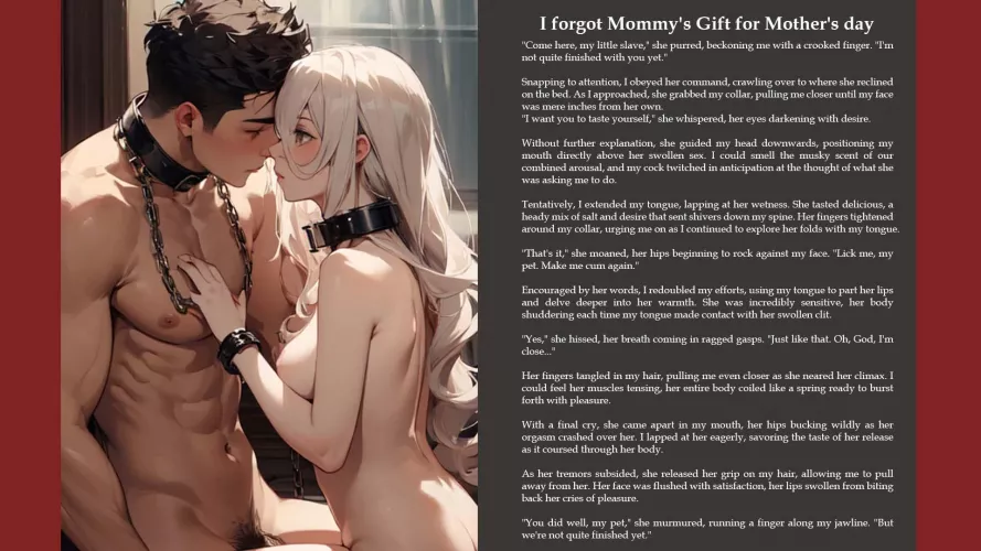 I forgot Mommy's gift for Mother's day (Chapter 2)