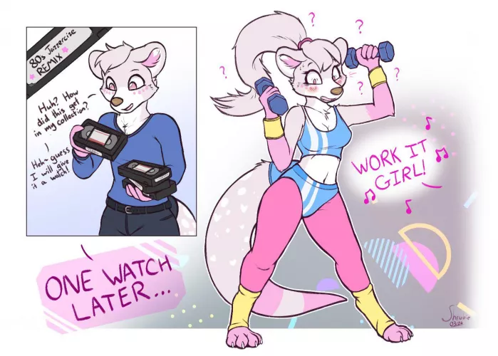 I would call this an improvement! (shrubie_fox) [Furry MTF]