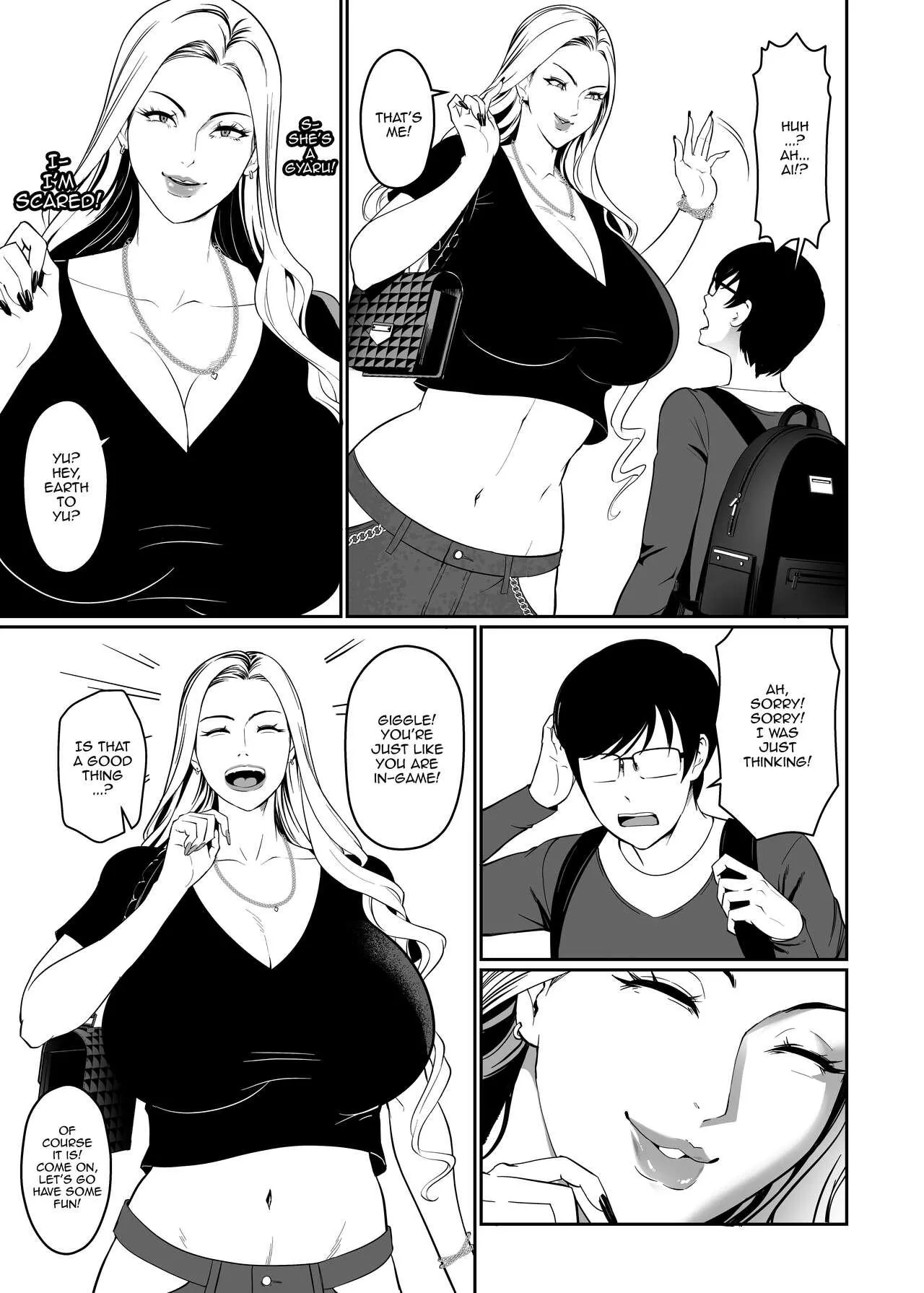 [Kirin Ouji] That Girl Who Was So Pure In-game Turned Out To Be a Tall Gyaru!?