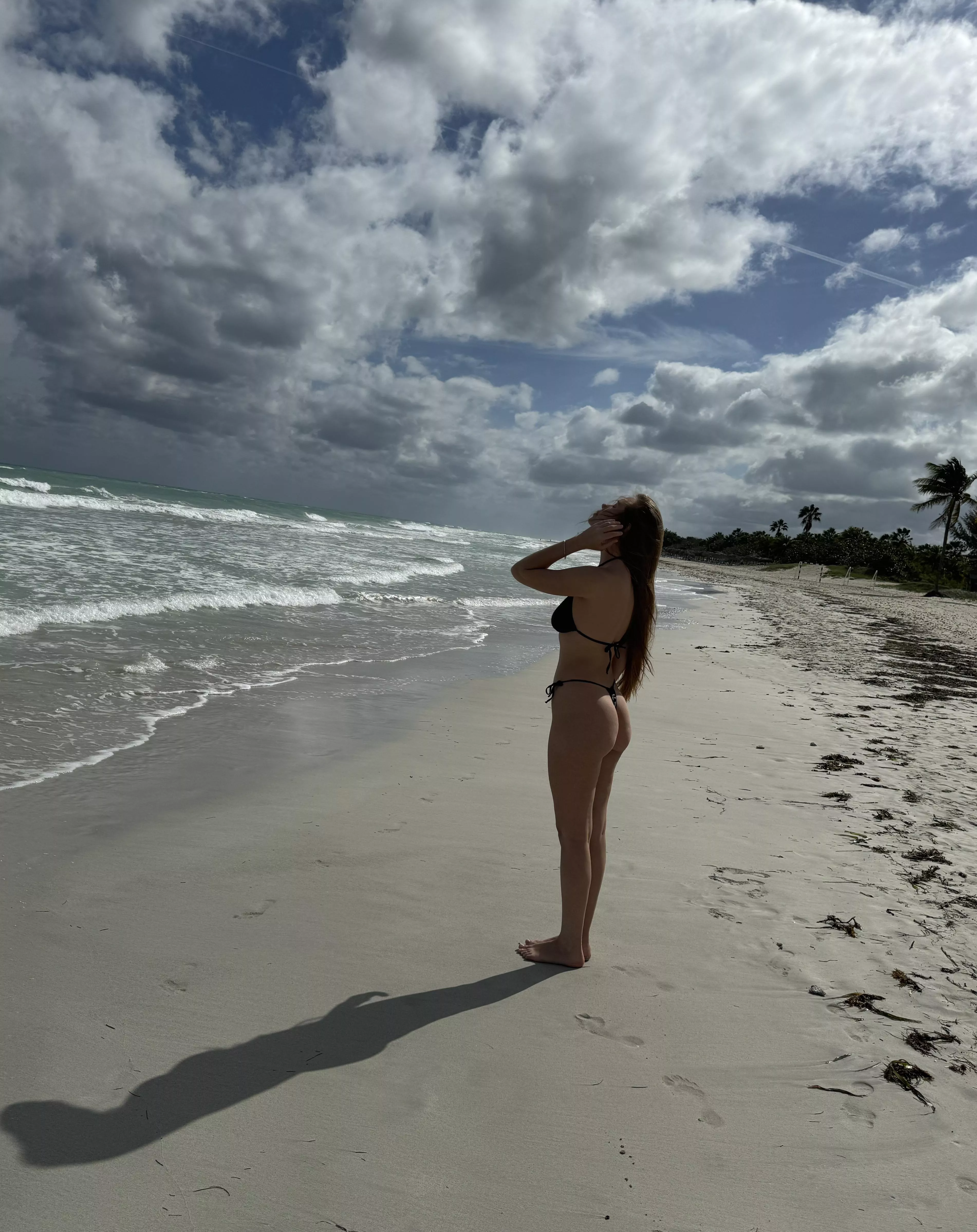 Lots of beautiful beach view and very little bikini