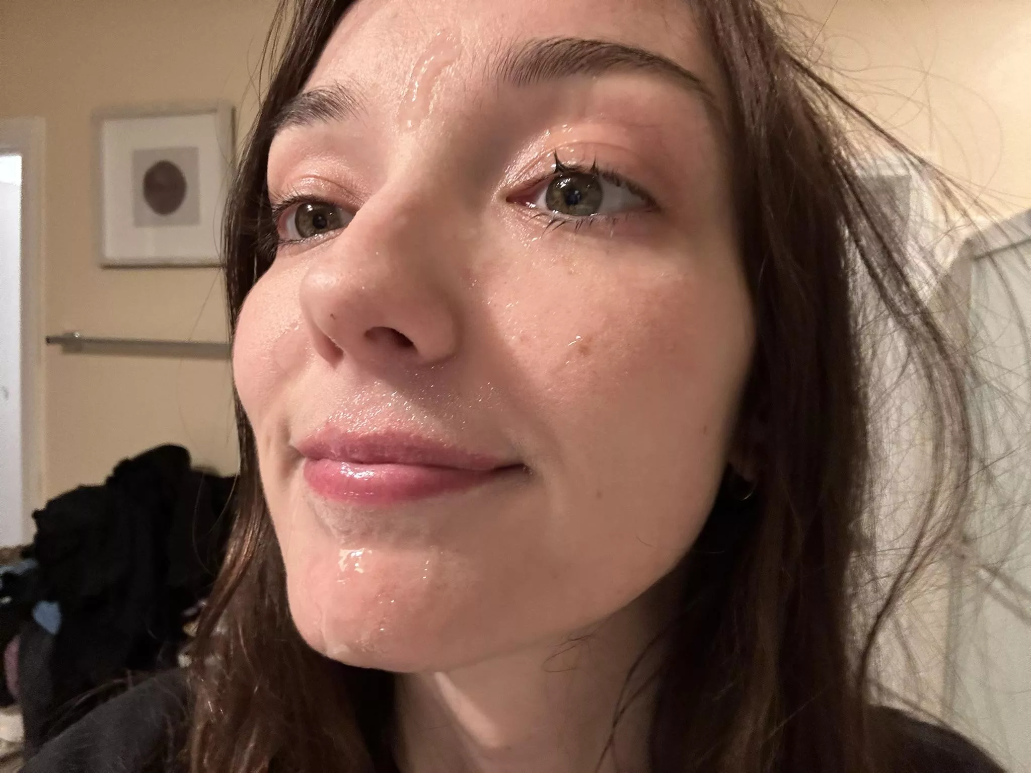 my eyelashes are a little sticky