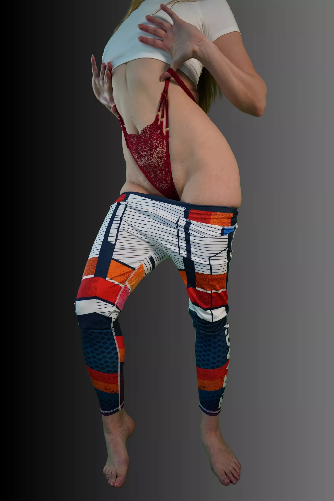 My pants slipped off, sorry