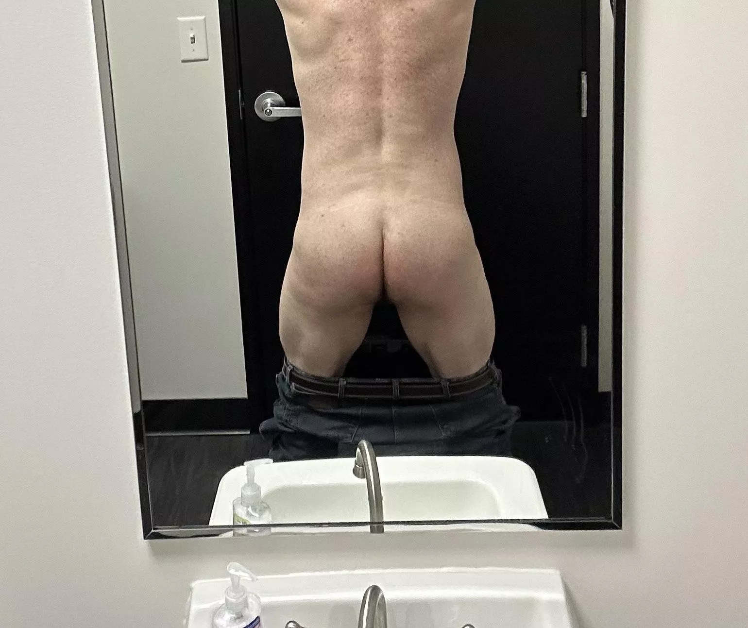 Post leg workout. Hamstrings and glutes getting there 