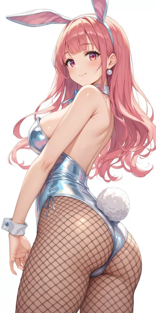Silver Bunny Girl 