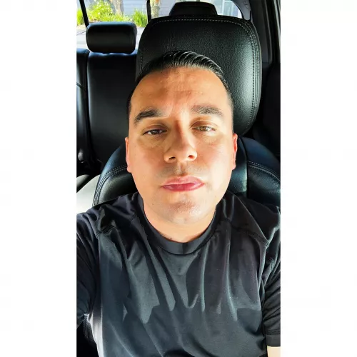 sitting in my car :)