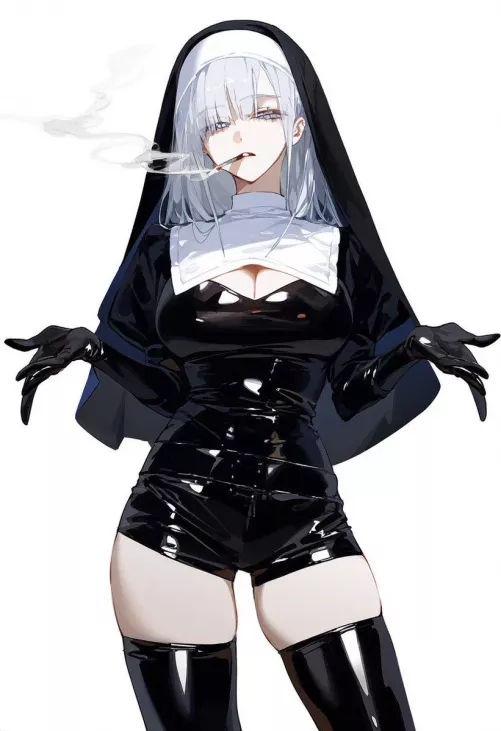 Smokin Nun