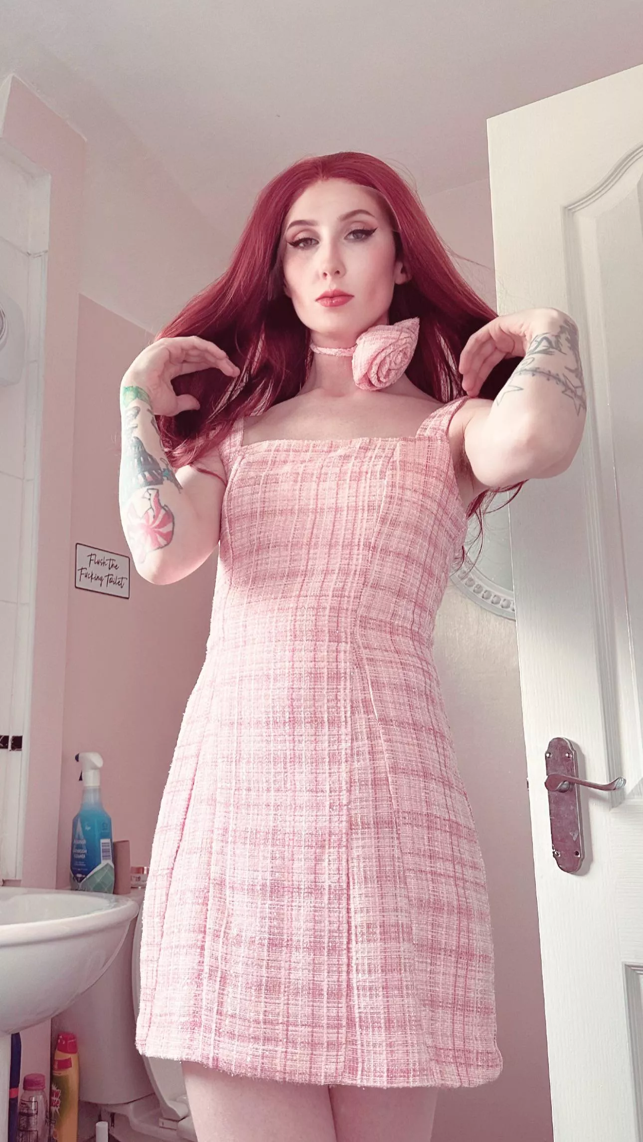 Turned into a full time sissy, do I look okay? 