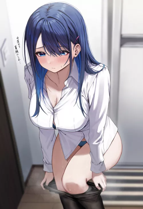 Undressing After Work [Artist's Original] 