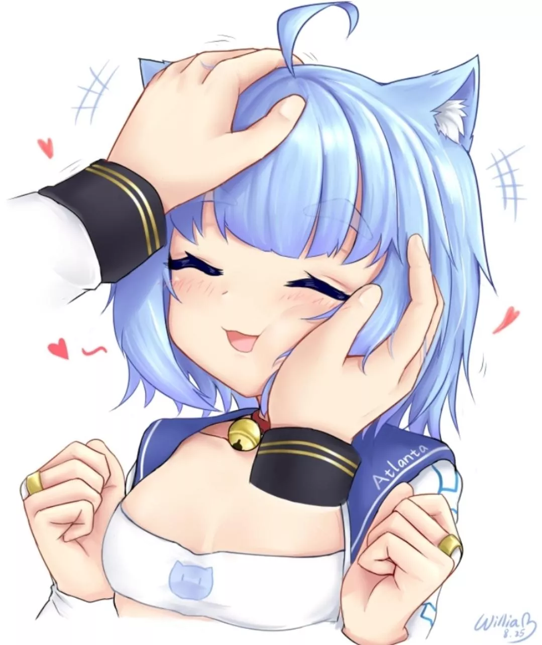 Whos a good girl and loves headpats as much as i like to give them?