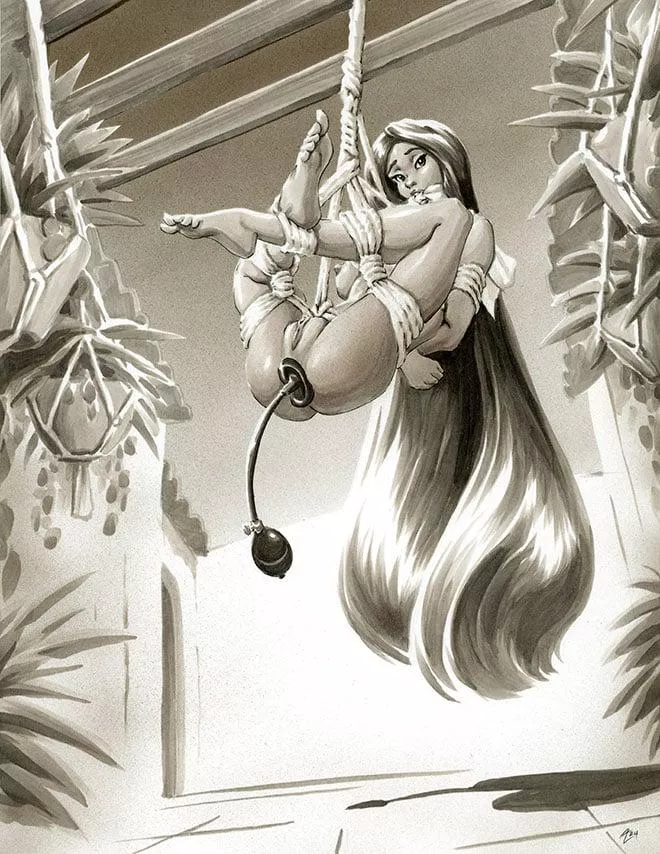 With Kelsie in the Courtyard [Andy's Dames] 