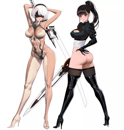 Eve/2B Outfit Swap 