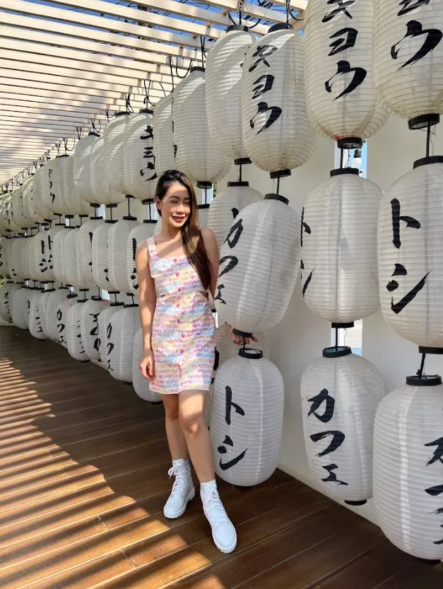 Got a new dress and boots on, getting ready for something fun