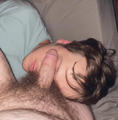 How my roommate wakes me up in the morning.