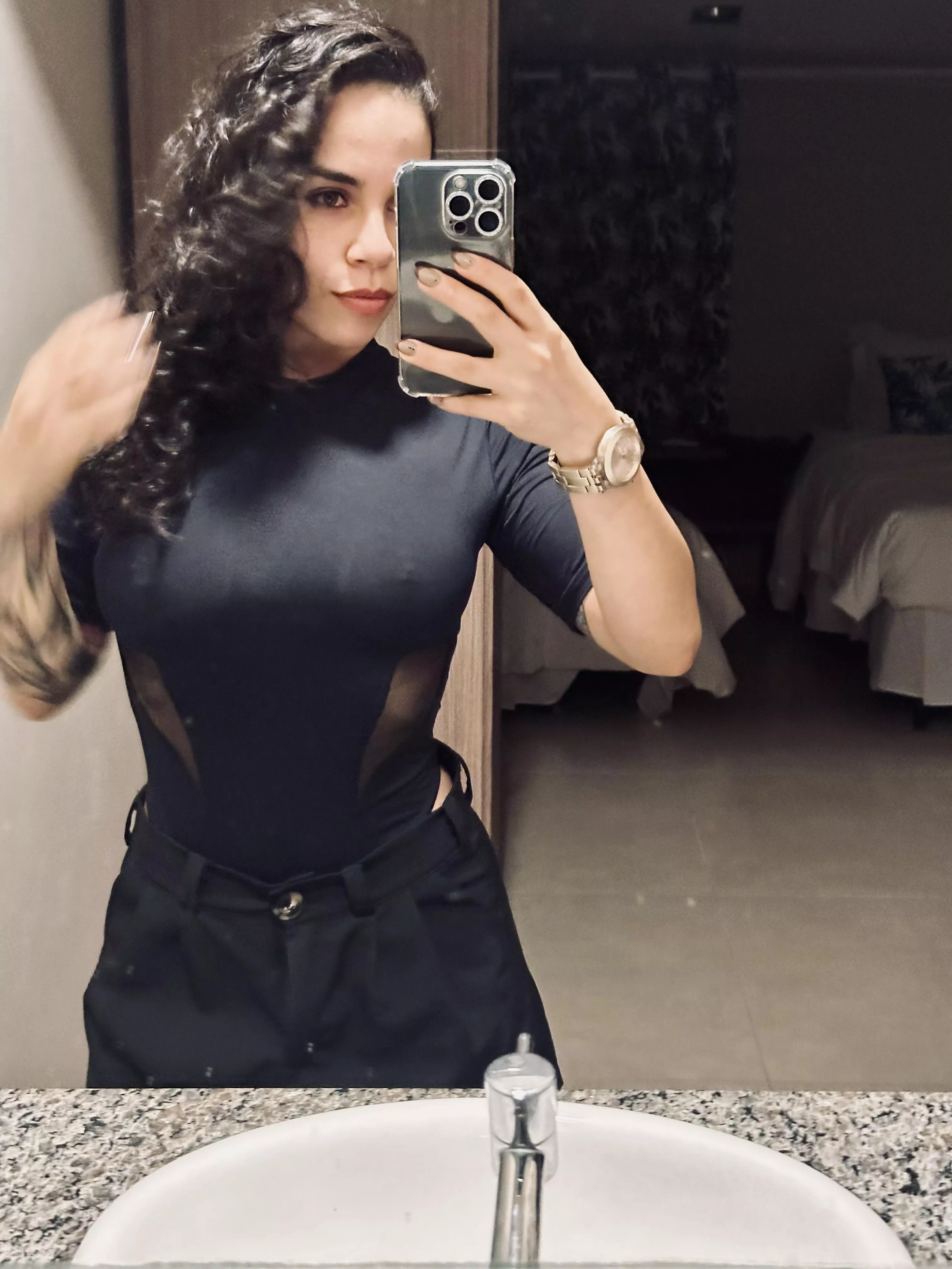 I enjoy wearing clothes without a bra... 