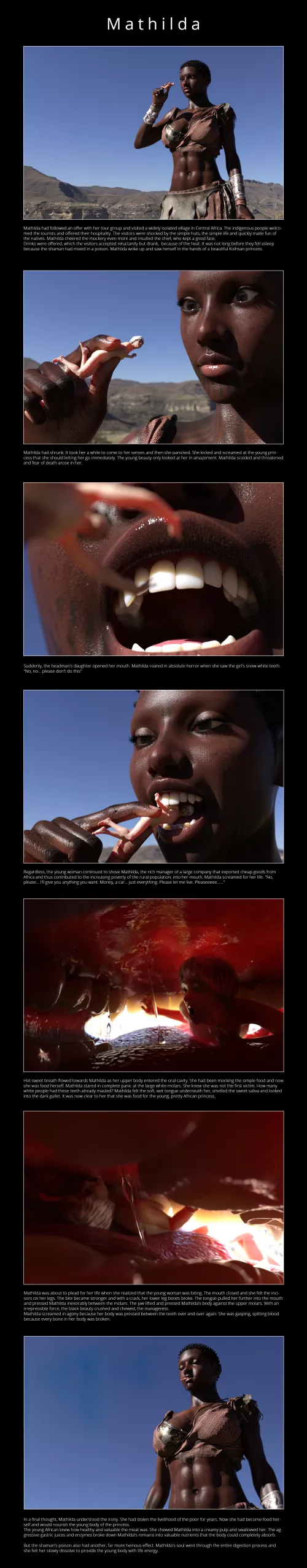 {image} outrageous tourist is eaten by a beautyful princess in Africa (oc)