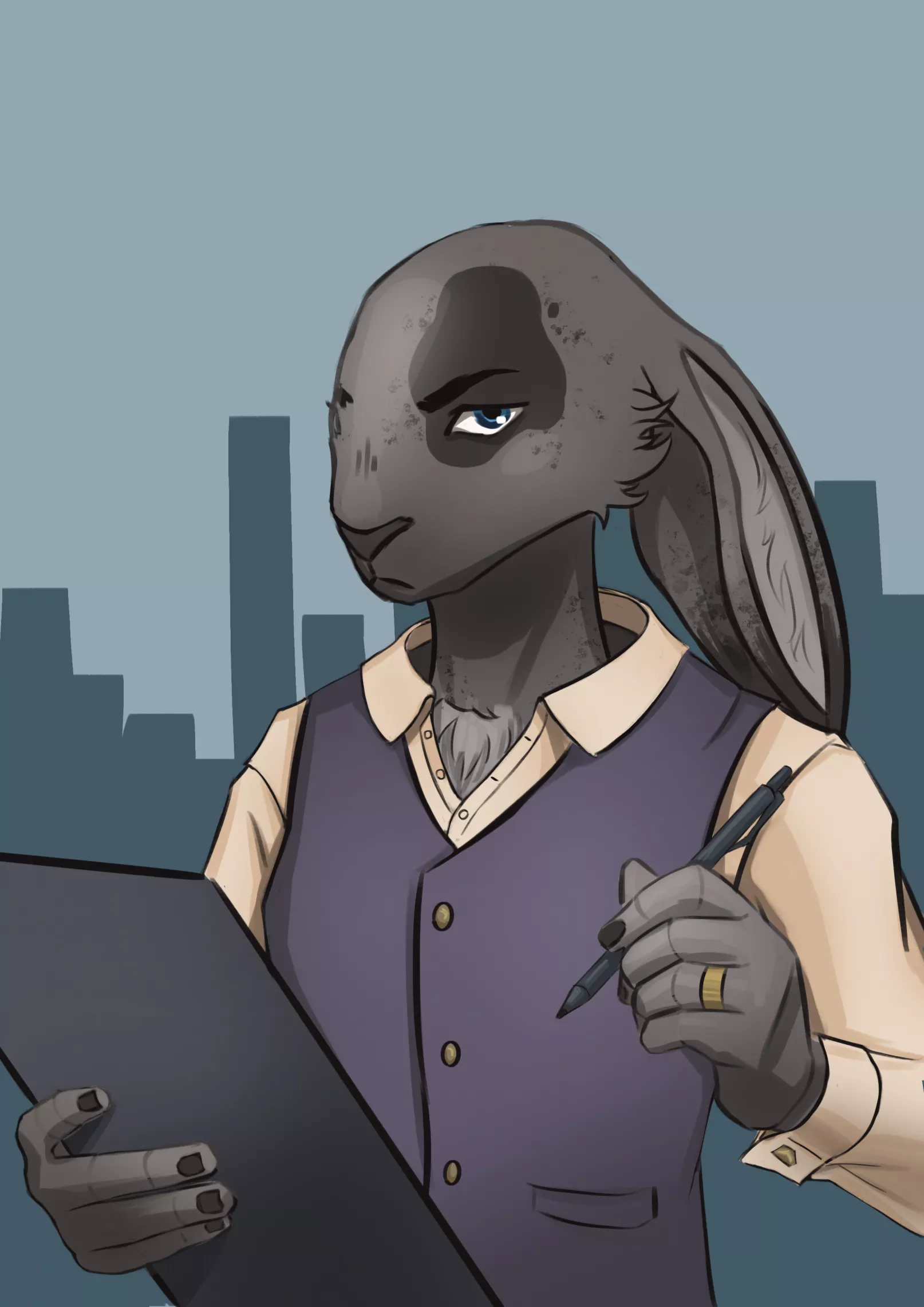 Judgy-pants 🎨: gathemo on FA 