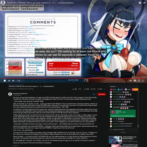 Kronii demonstrates the other way to get zero dislikes on your video [Re-upload] [Hololive] [Paizuri] [Large Breasts] [Femdom] [Forced Orgasm]