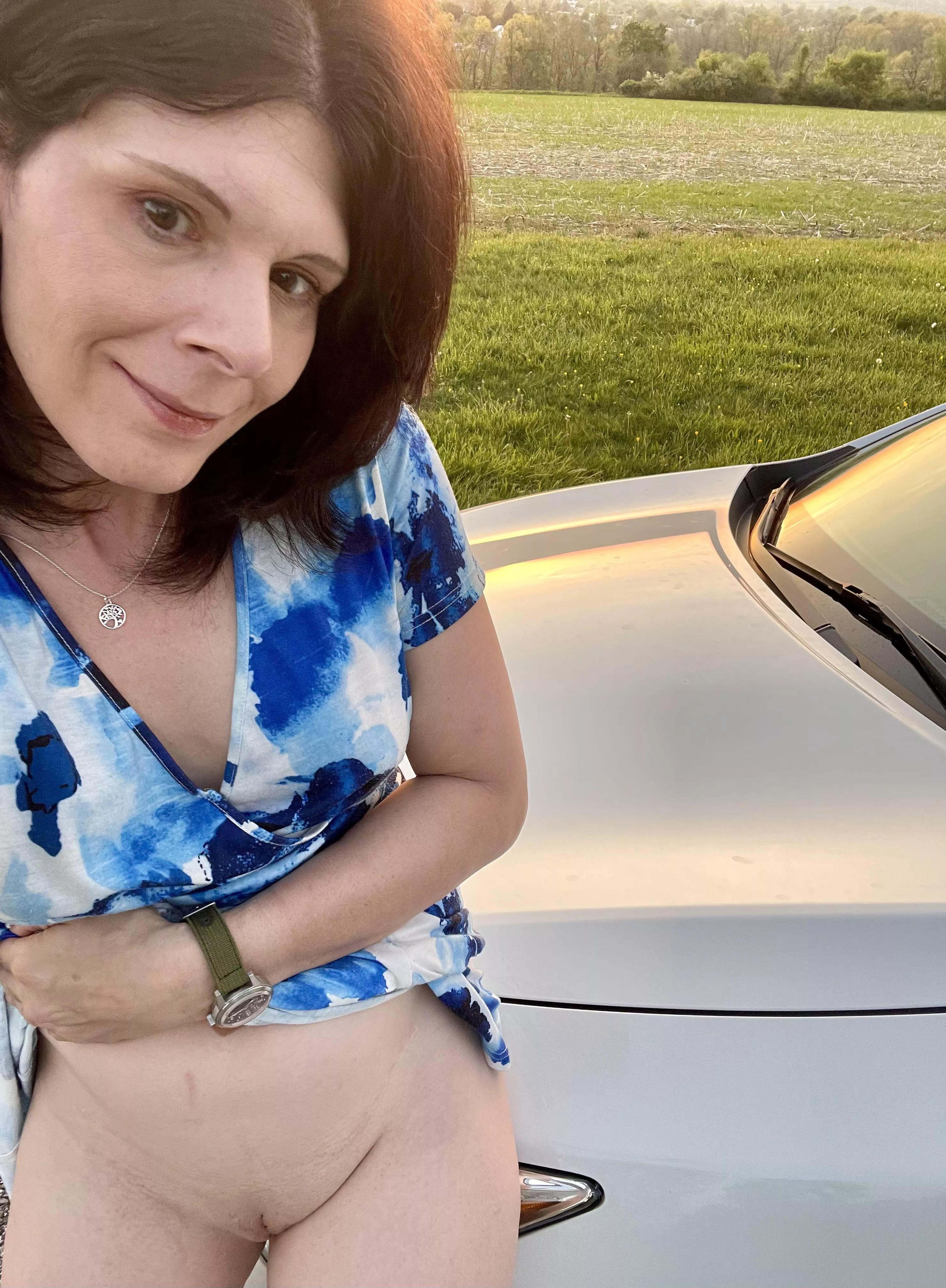 Lifting my dress is how I lift your spirits (42F) 