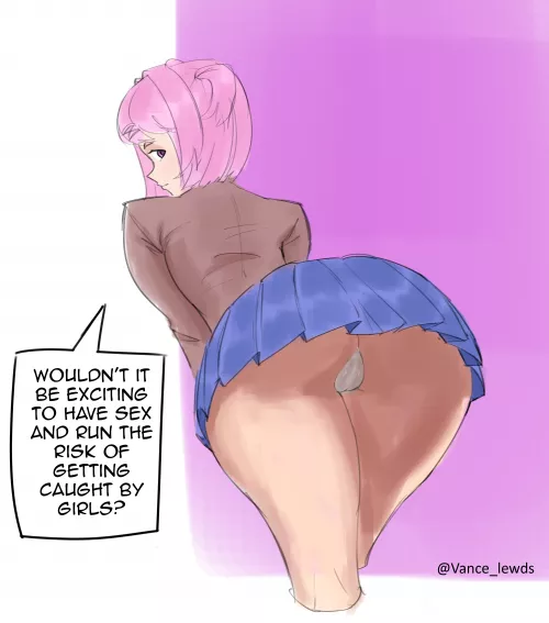 natsuki ass (Vance_lewds)