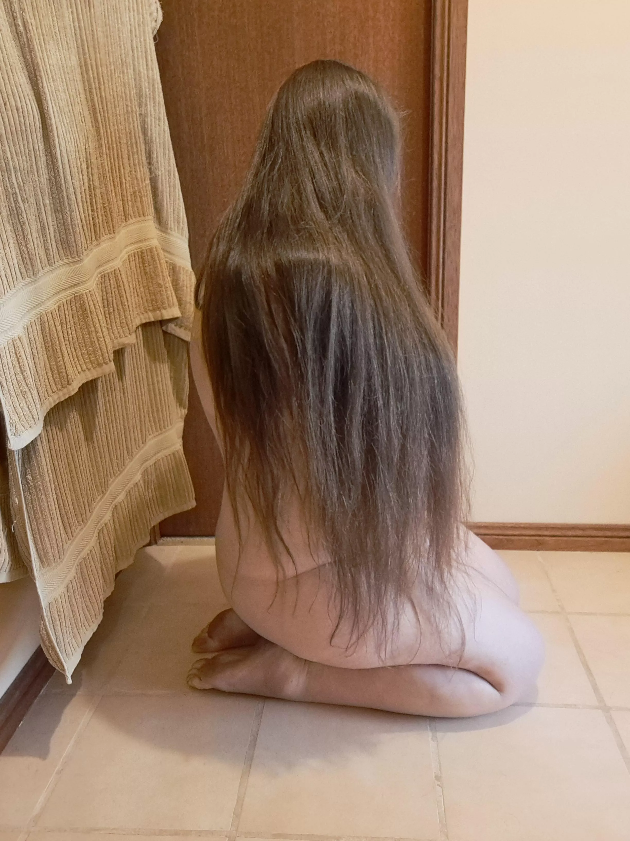 Spray it all over my hair... 