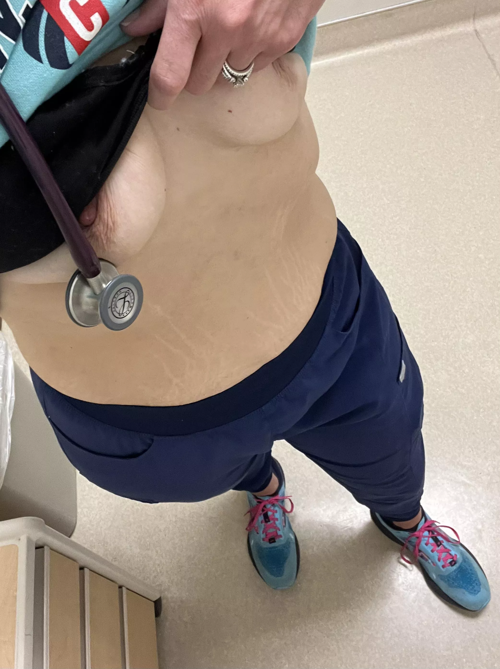 These damn scrubs are so easy to take off