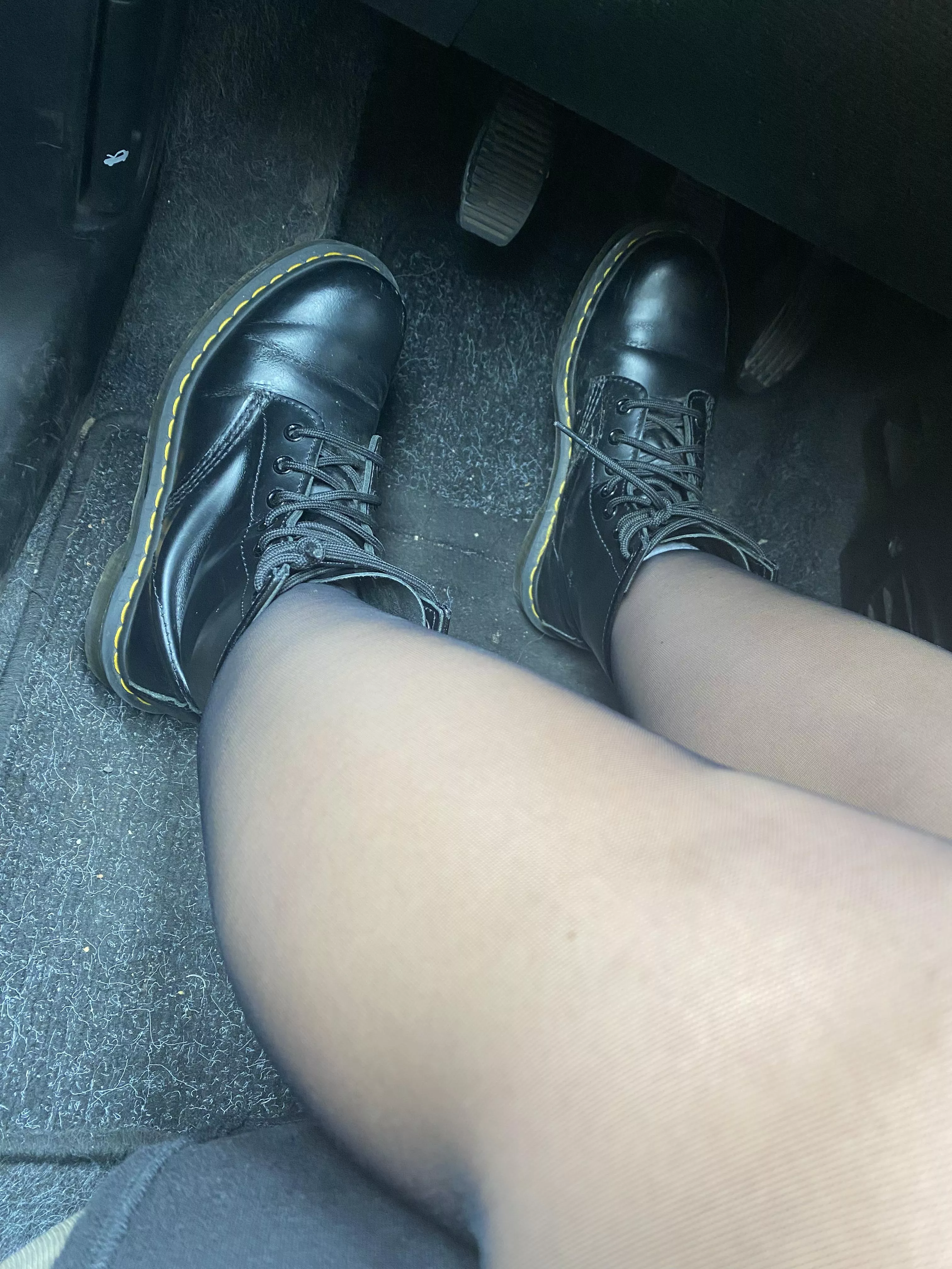 today they are driving… dr martens 