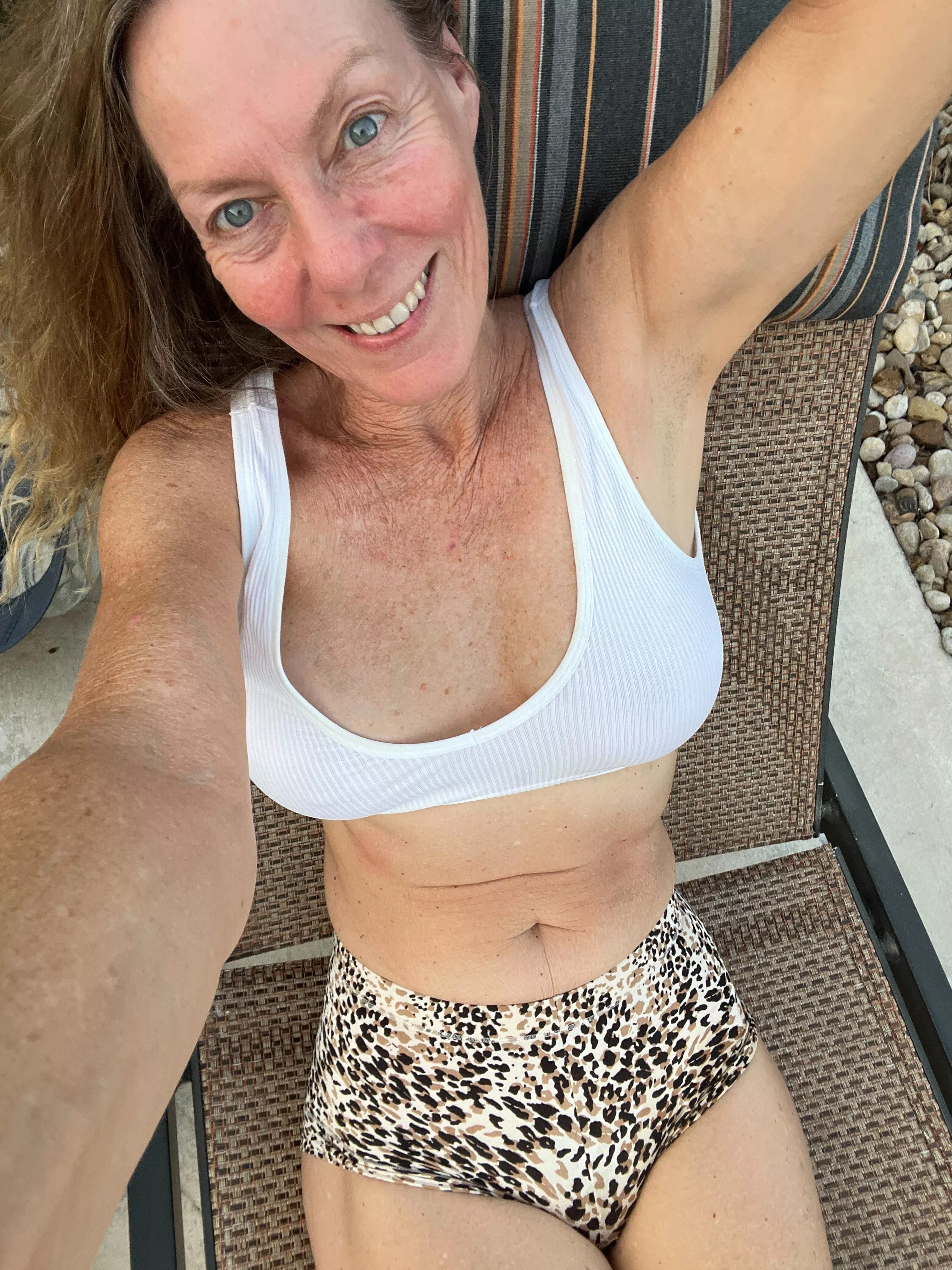 Two more weeks and I’ll be 58…smokin hot! [f]57