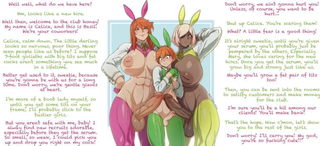 Welcome to the team! [adultery club] [employees] [banter] [size differences] [caring] [soft dom] [implied future transformation]