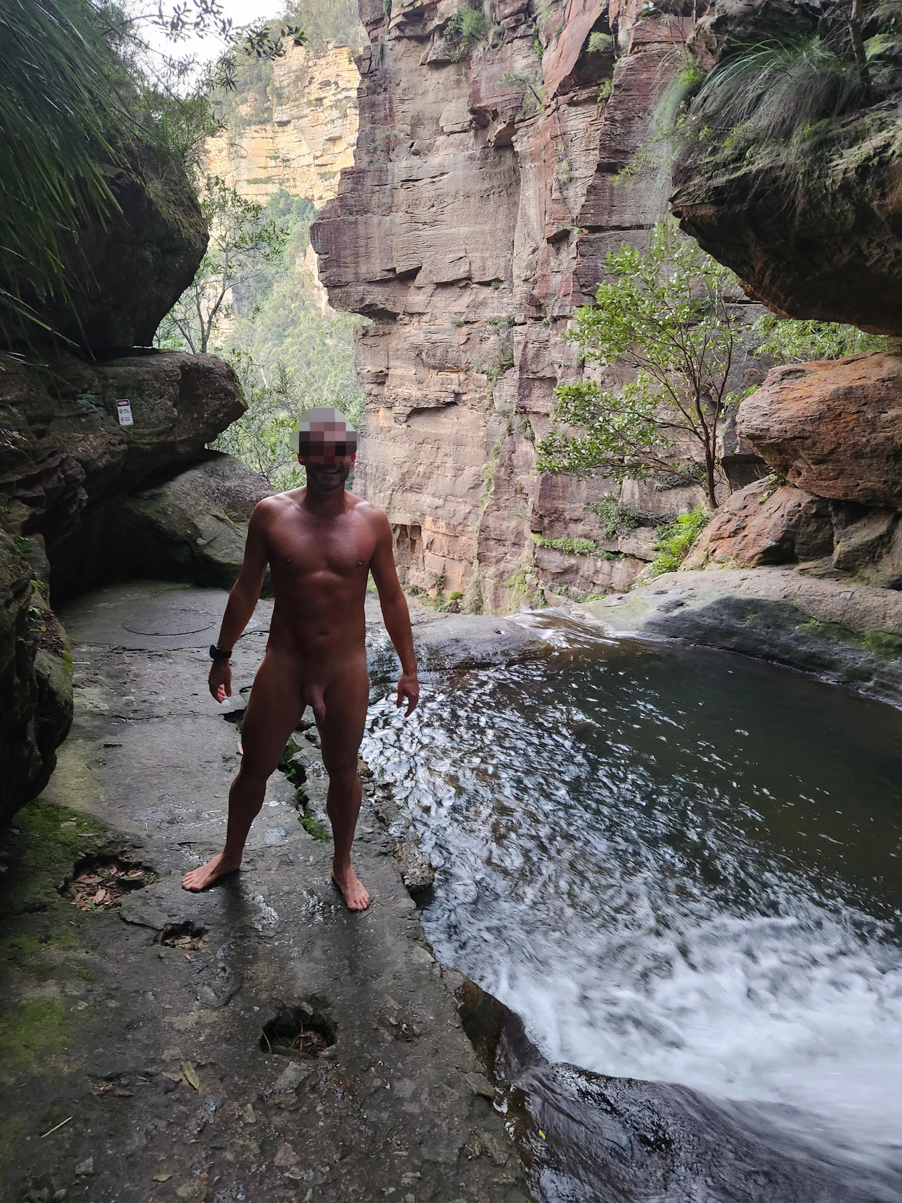 What a spot for a naked swim! 
