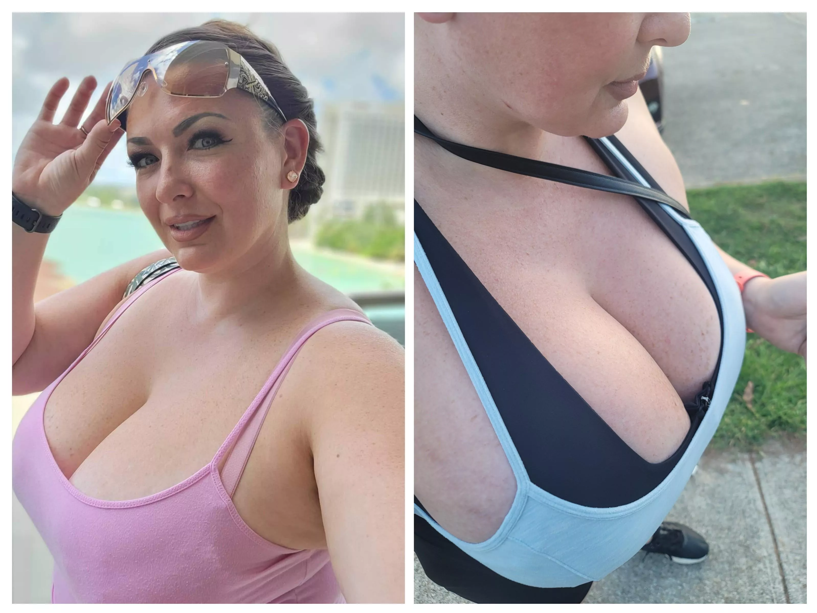 3 years ago vs today! Same size and style shirt. Pretty soon I won't be able to wear them anymore! Never stop growing.