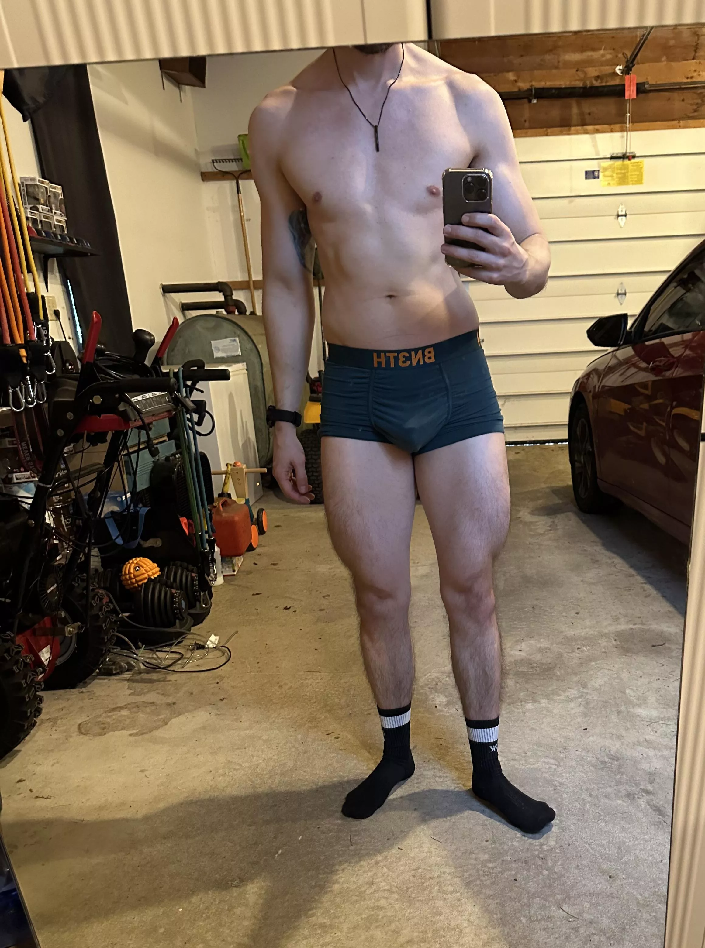 A nice pair of underwear will always flatter your bulge 