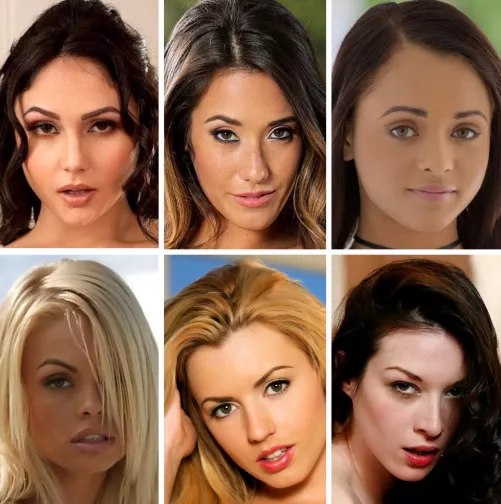 Face Battle (part 7): Ariana Marie vs Eva Lovia vs Holly Hendrix vs Jesse Jane vs Lexi Belle vs Stoya 