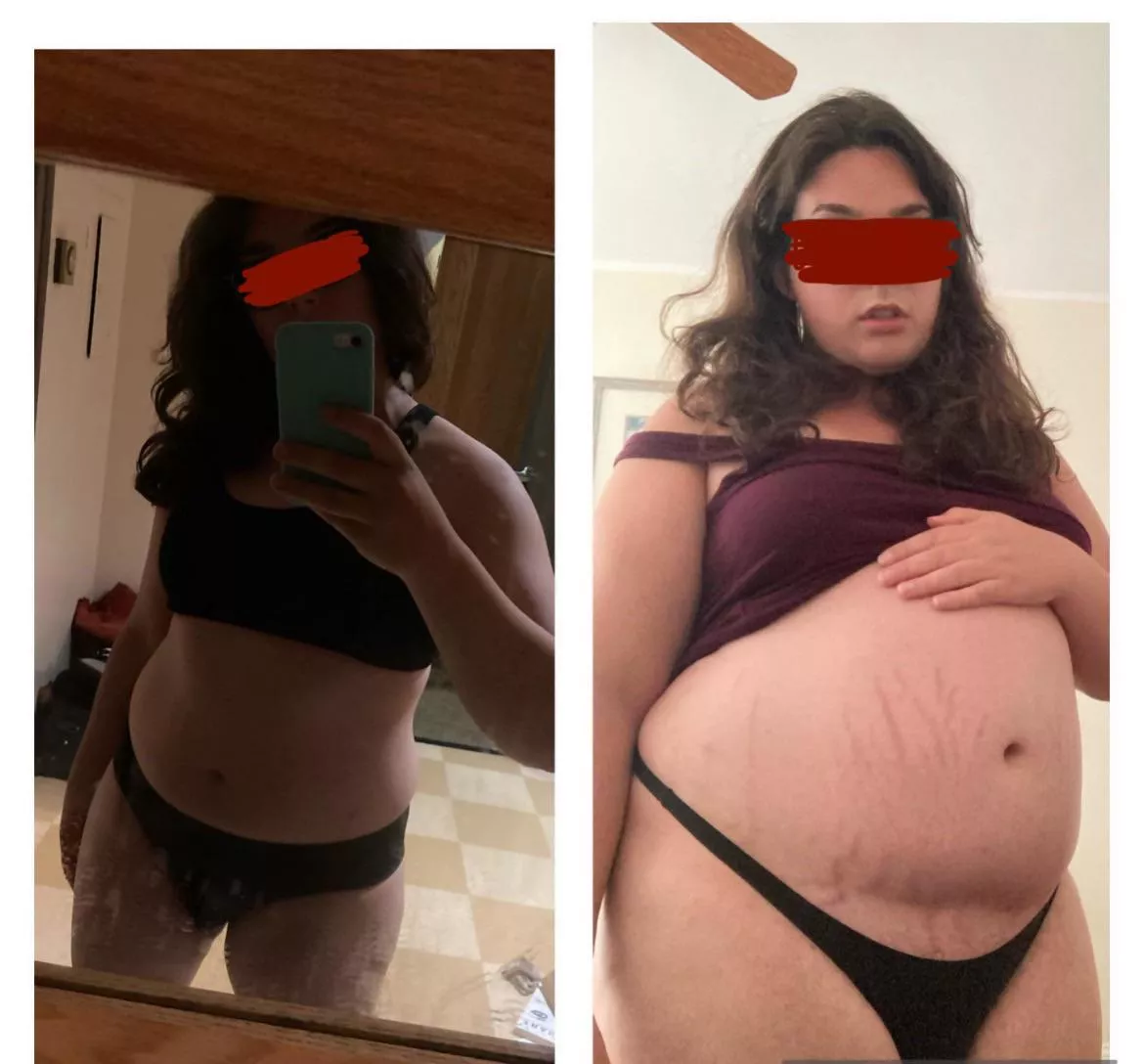 from a cute chubby nerd to an obese slob 🙈