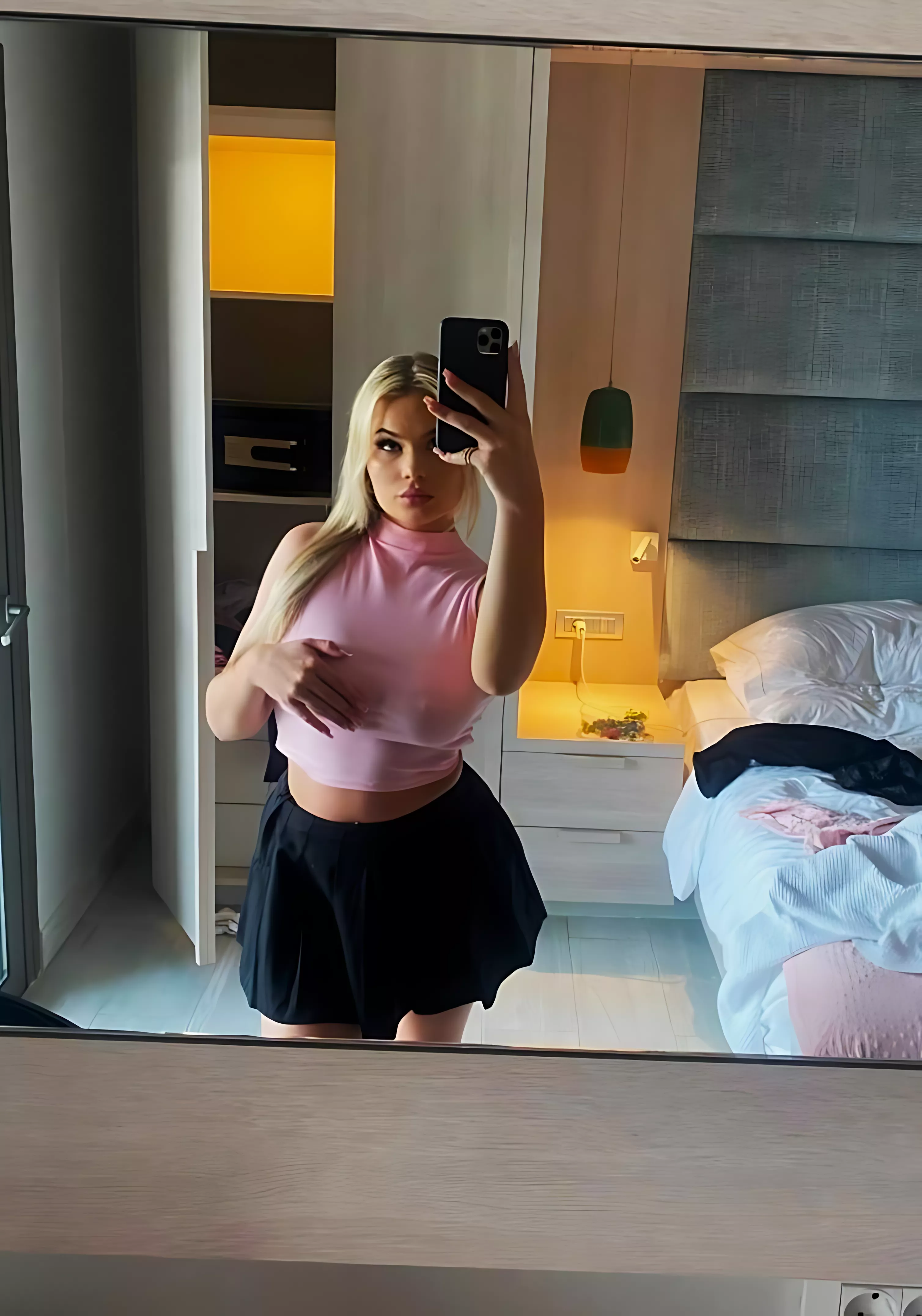 I’m so proud of them that I stopped wearing bras