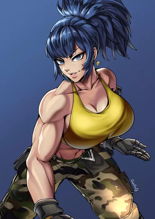 Leona fromKing of Fighters [@treArtz]