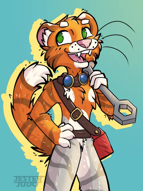 Personal art of my OC Rusty