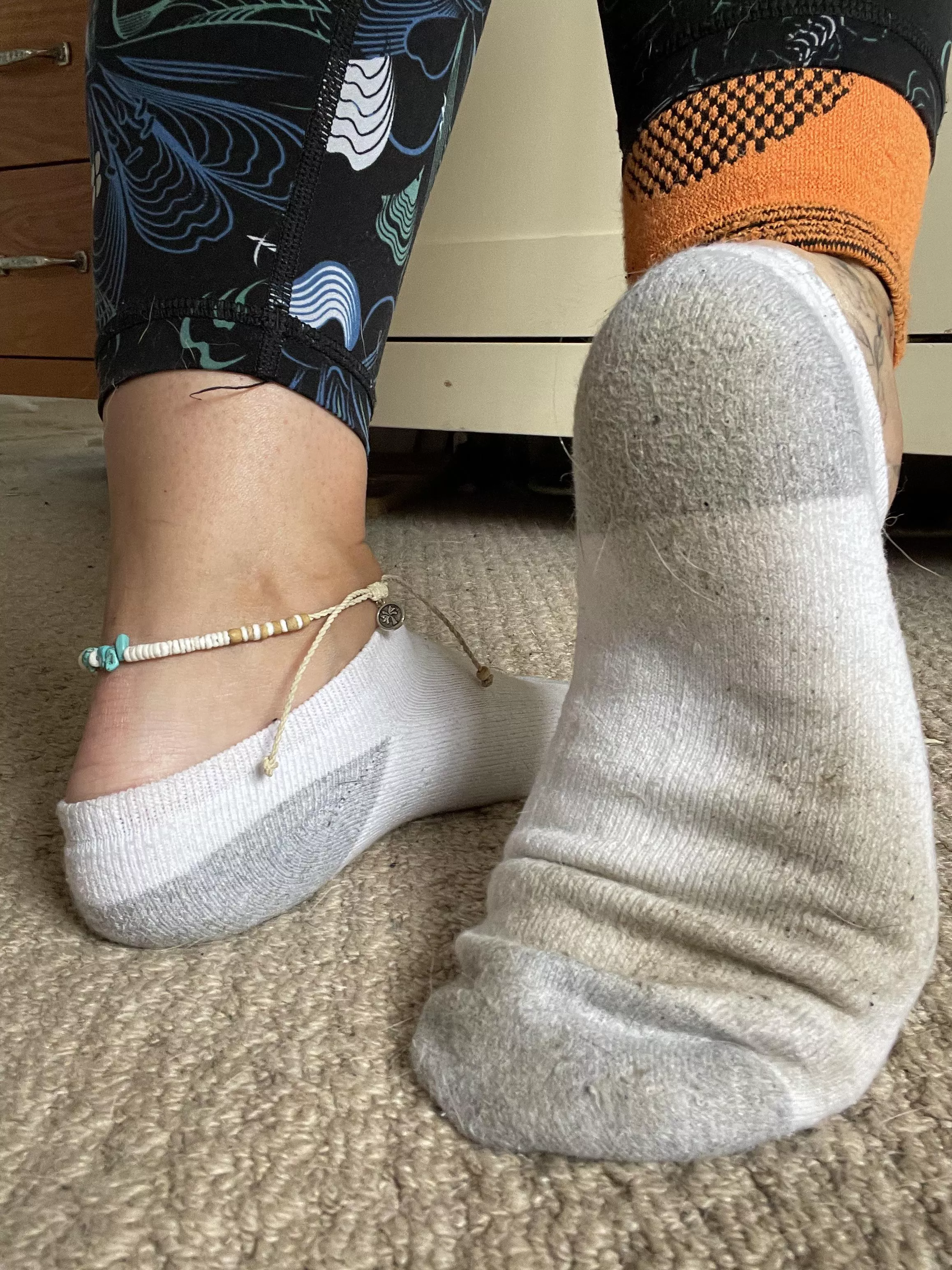 Post workout, still warm and wet! 