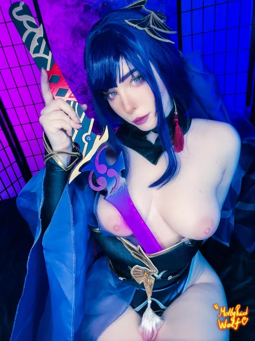 Raiden [Genshin Impact] (Mollyredwolf)