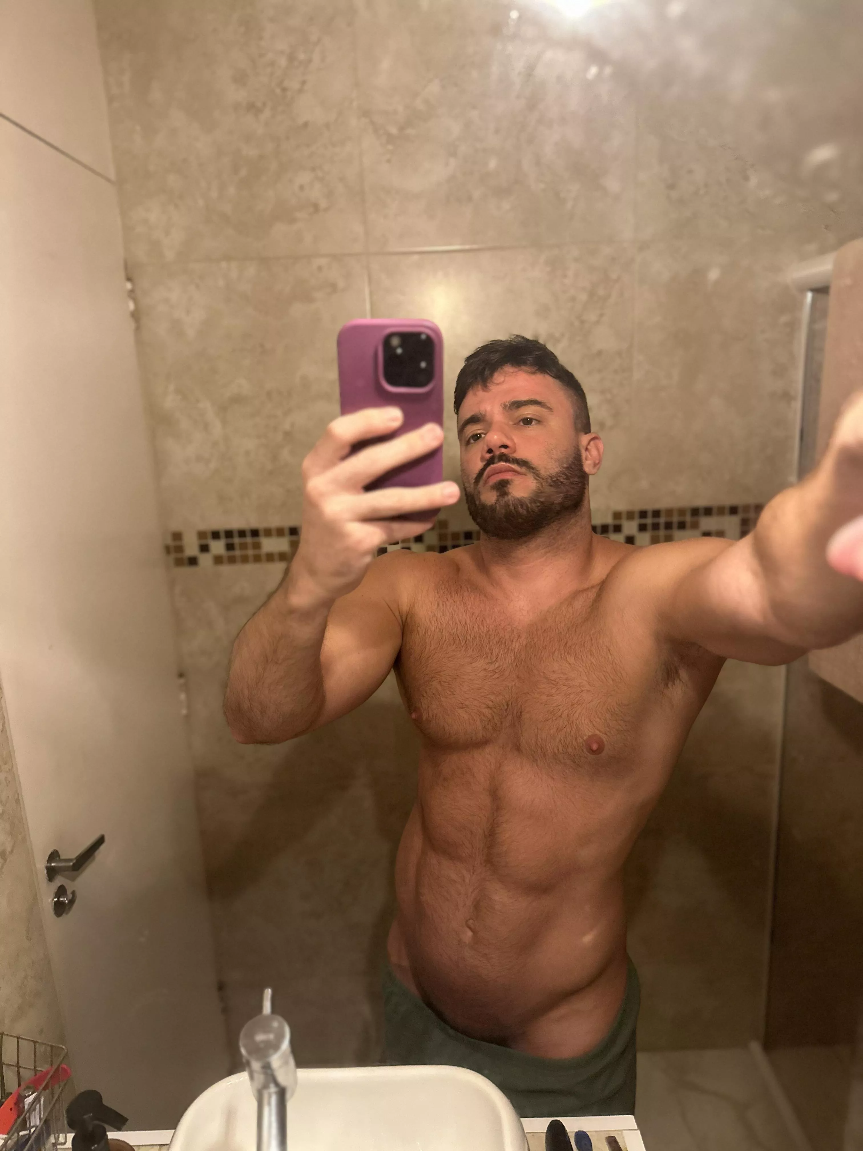 Sniff here before I take my shower