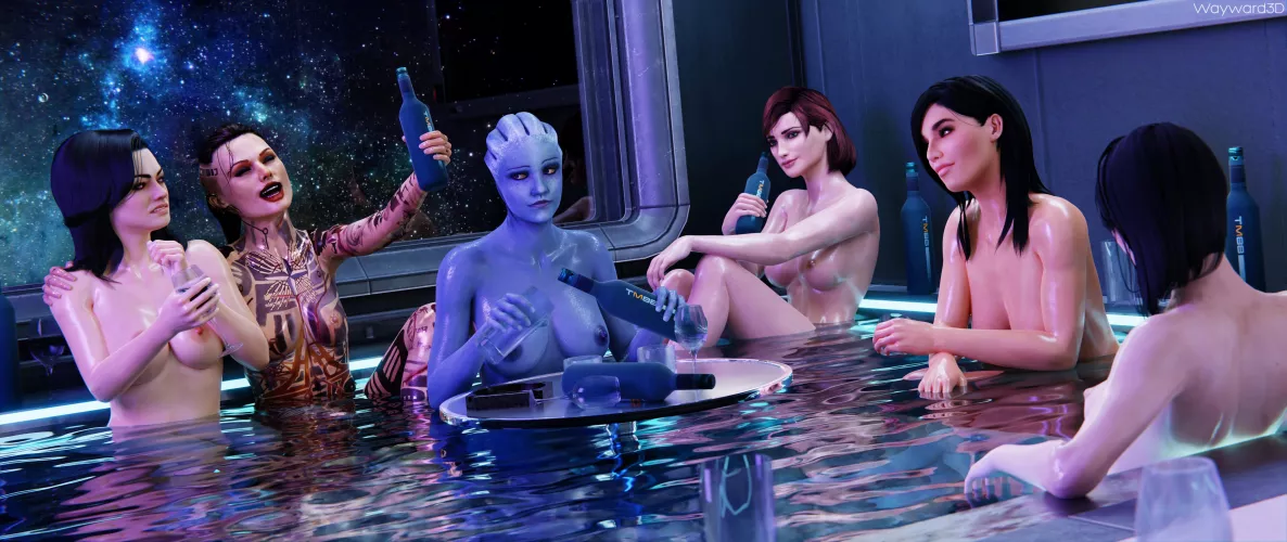 The Normandy ladies take a break to skinny dip and get a little tipsy (waywardsfm)