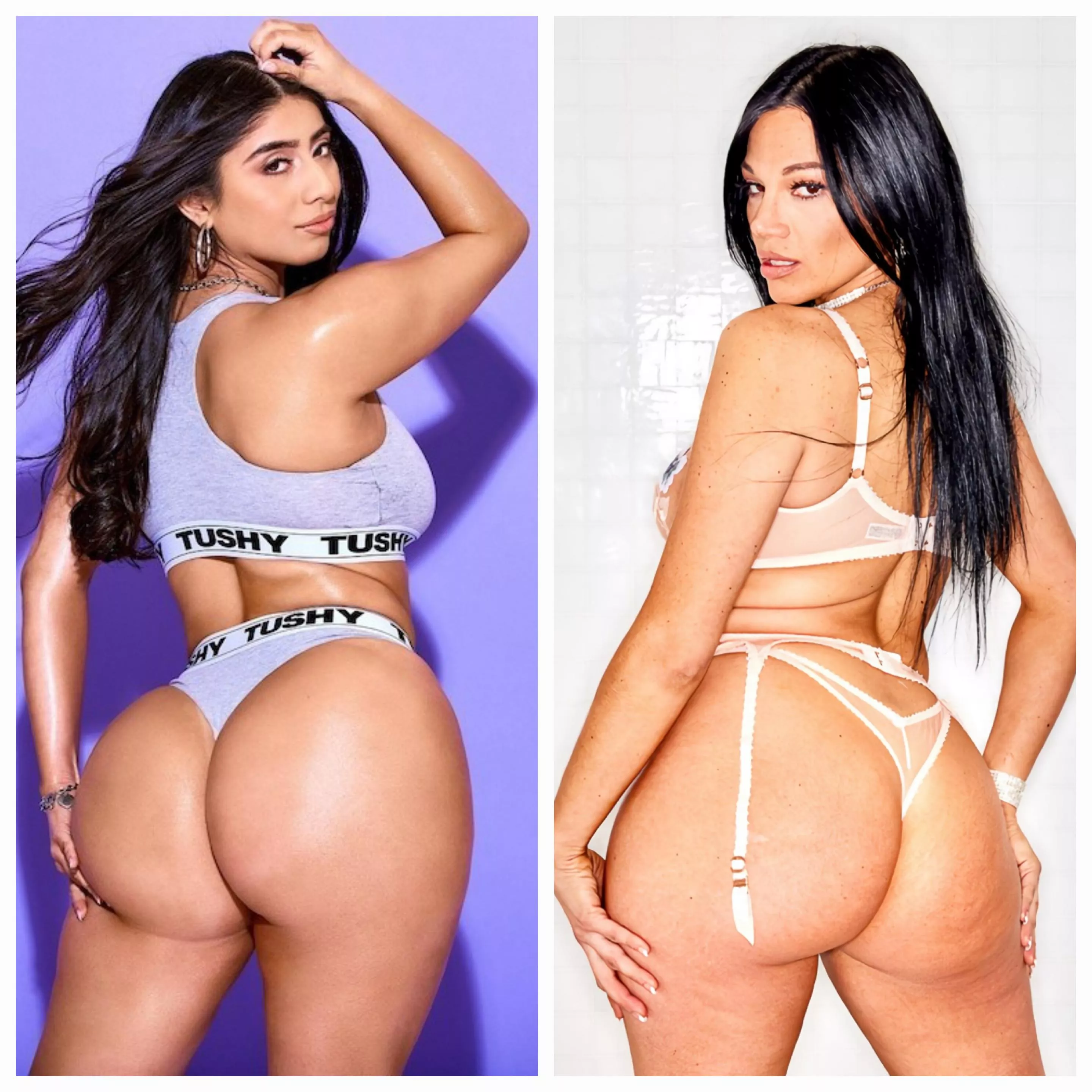 Who has the nicer ass? Violet Myers or Mona Azar?