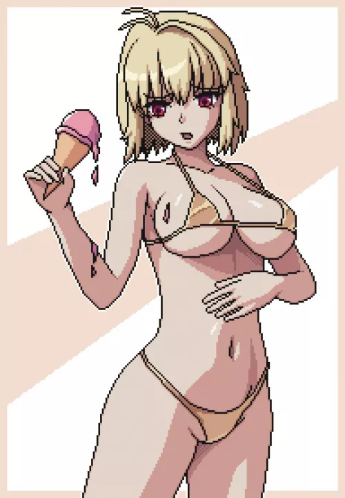Arcueid in her swimsuit (Seiko)