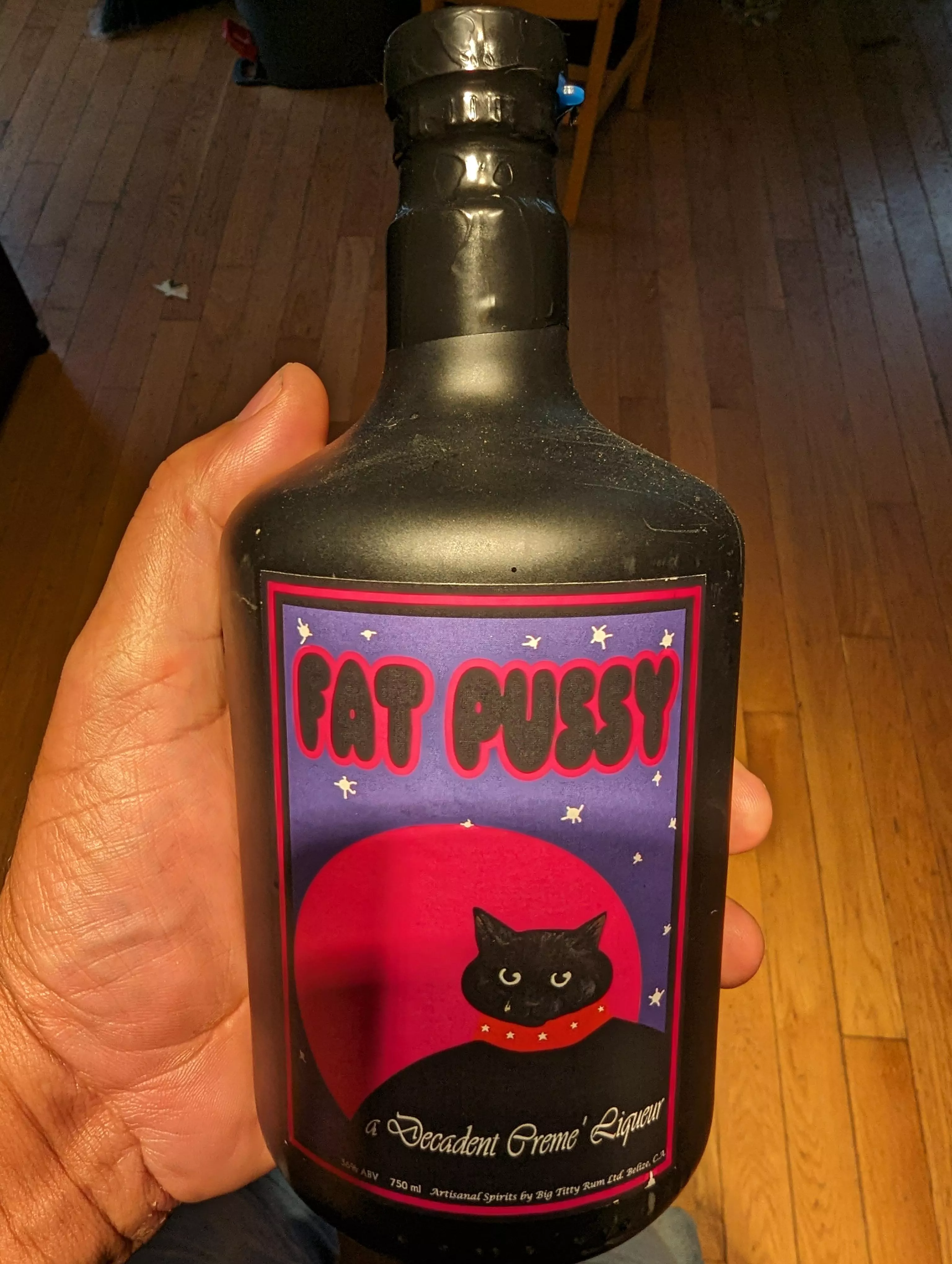 Drink it or finger it?